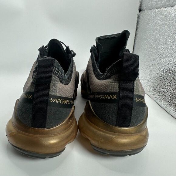 Nike Air VaporMax 2019 Black Metallic Gold Shoes Mens Size 11 Running AR6631-002 main image 12